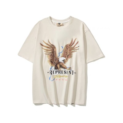 901 Represent Hawk Over Size T-shirt " Cream "