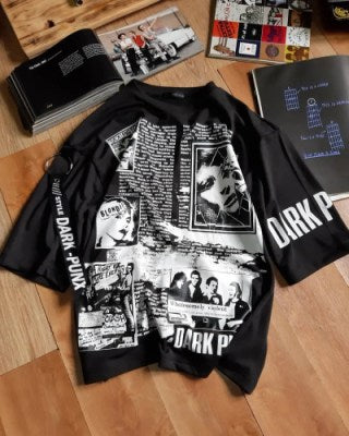 Clash 100 Club Printed T-shirt " Black "