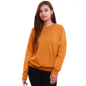 Orange Full Sleeve Long Tshirt For Women