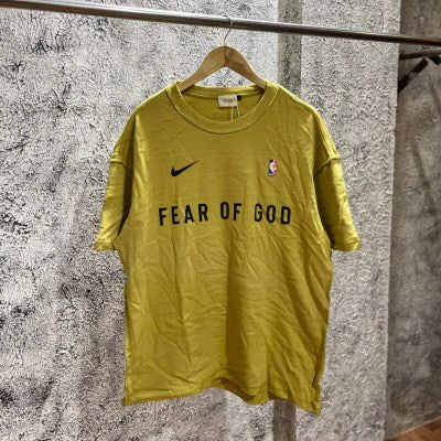 Nike X Fear Of God Reversible Over Size T-shirt " Yellow "