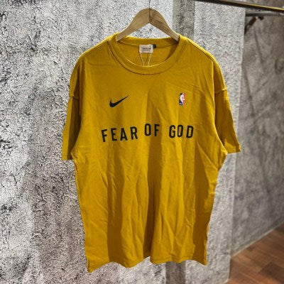 Nike X Fear Of God Reversible Over Size T-shirt " Mustard Yellow "