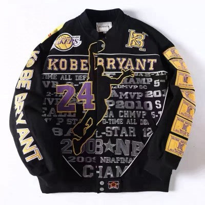 Premium 1013 Kobe Full Printed Over Size Varsity Jacket