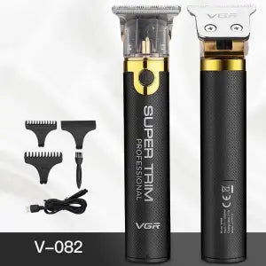 VGR V-082 Trimmer Professional Hair & Beard Trimmer for men Wireless Portable Hair Clipper with Runtime: 300 mins (Black)