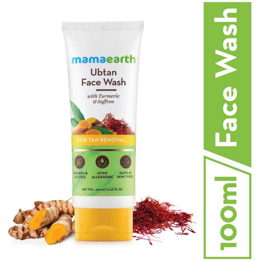 Mamaearth Ubtan Facewash For Tan Removal 100ml