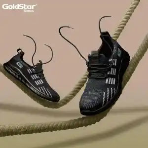 Goldstar P102 Black Grey Shoes For Men