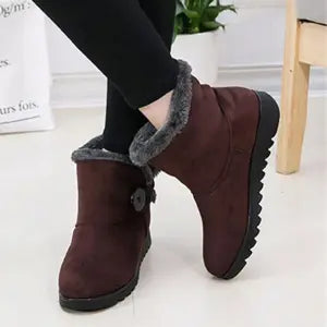 Winter Snow Flat Cotton Boots For Women - Fashion | Women's Footwear | Boots For Women | Shoes For Women |