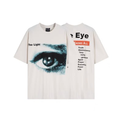 918 The Eye Printed Over Size T-shirt " White "
