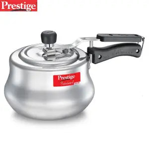 Prestige Nakshatra Plus Svachh Aluminium Spillage Control Handi Pressure Cooker 2 liters(Silver)