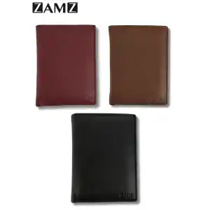 Zamz Premium Quality Genuine Leather Billbook License Cardholder Wallet For Men | Fashion Leather Wallet For Men