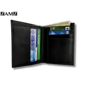 Zamz Genuine 100% Leather Credit Card Holder Wallet - Purse For Men | Wallet For Men | Cardholder