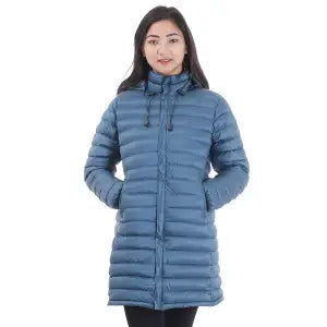 Moonstar Long Silicon Hooded Jacket for Women - Fashion