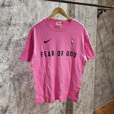 Nike X Fear Of God Reversible Over Size T-shirt " Baby Pink "