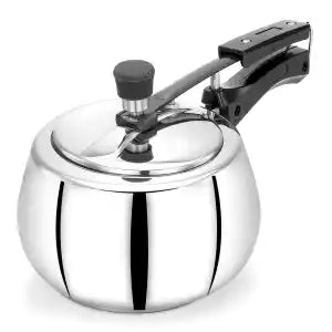 BALTRA Crown Stainless Steel Induction Compatible Pressure Cooker 3 LTR