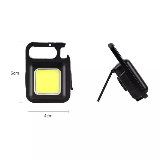 Rechargeable Mini USB Pocket Keychains Outdoor Mini Light LED Flashlight Corkscrew By Shophill