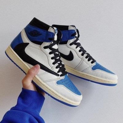 Nike Air Jordan 1 High Blue " Travis Scott X Fragment "