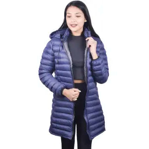 Moonstar Long Silicon Hooded Jacket For Women part II - Fashion