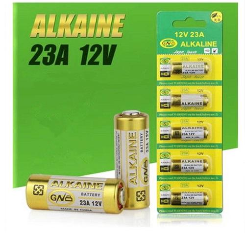 Alkaline Battery 12V 23A Battery For Alarm/Fan/Car Remote/ Door Bell-5pcs (Non Rechargeable)