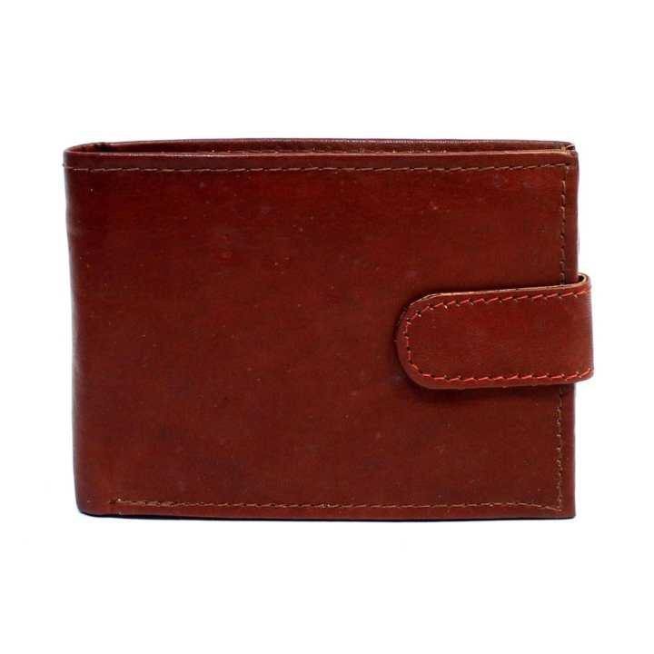 2 Folding Maroon Genuine Leather Wallet For Men