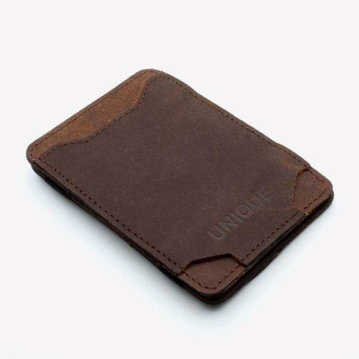 Coffee Brown Unique Magic Wallet For Men